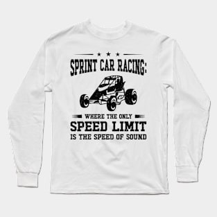 Sprint Car Dirt Track Racing Long Sleeve T-Shirt